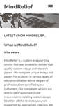 Mobile Screenshot of mindrelief.net